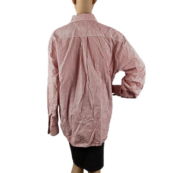 Tommy Hilfiger Button Down Top Size L Multicolor Stripe - Picture 5 of 7